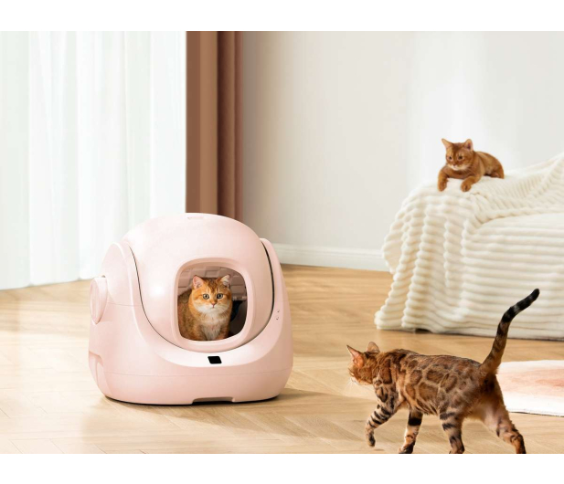 Catlink Baymax samoczyszcząca kuweta dla kota (różowa) - 1583504 - zdjęcie 7